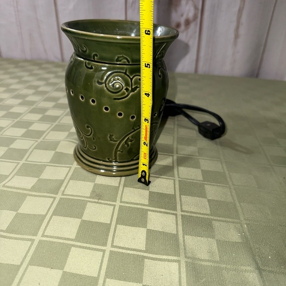 Scentsy Green Candle Holder Accents - Picture 4 of 5